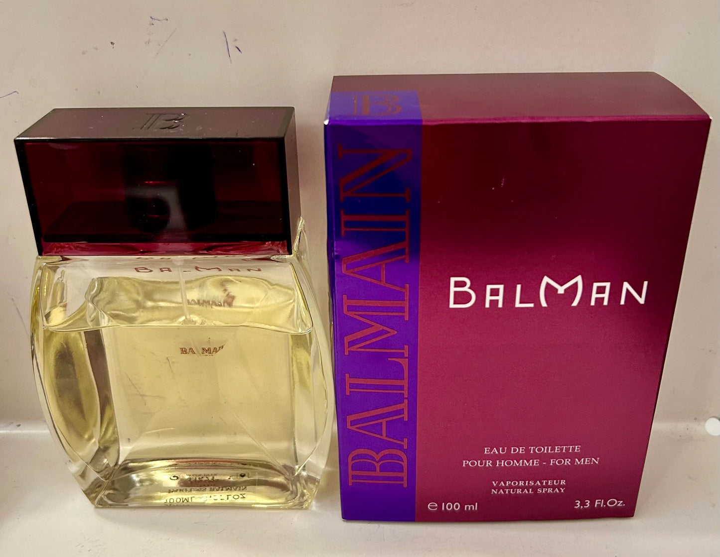 Balman eau de toilette for men 100ml , not full bottle, vintage, rare