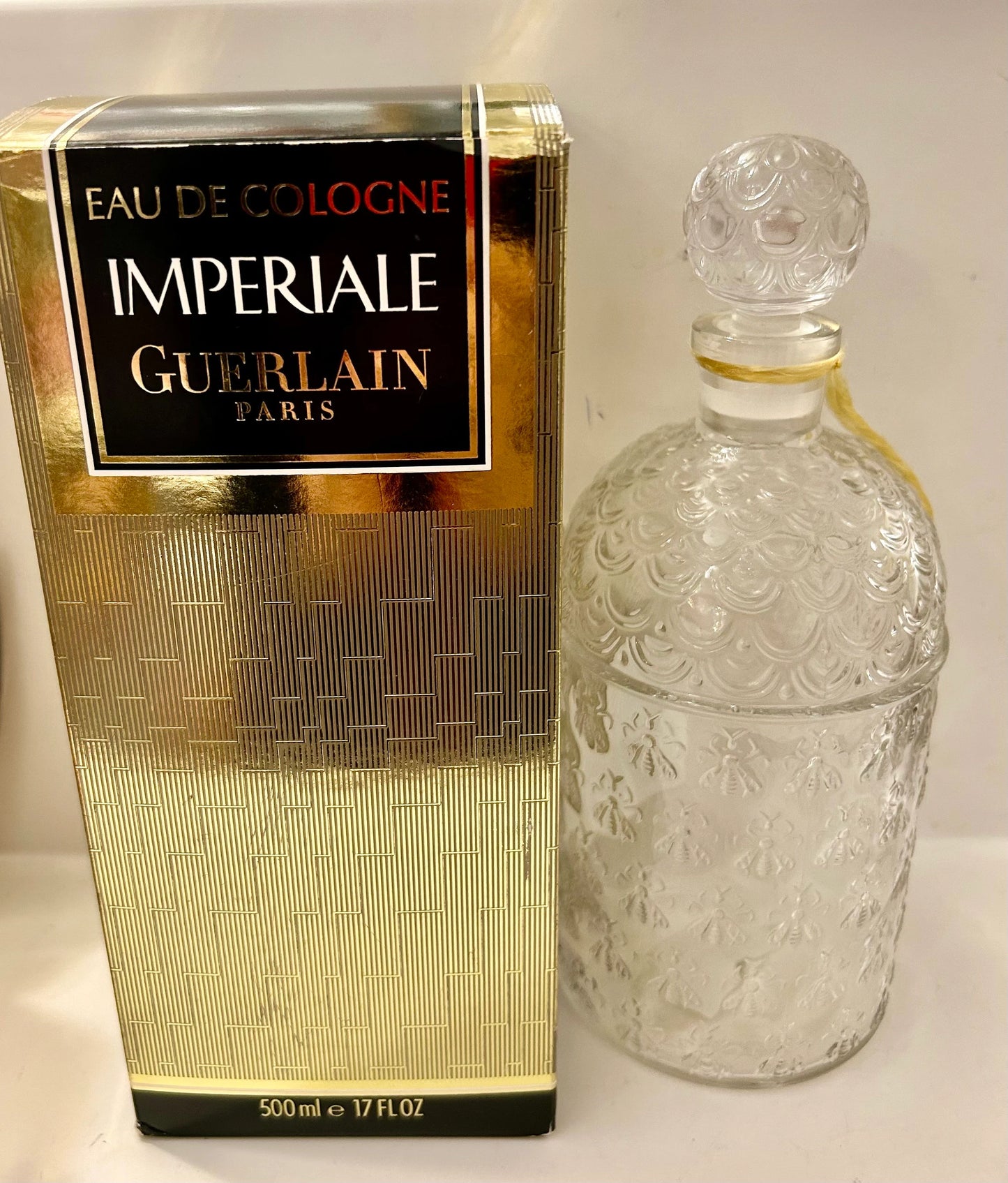 Guerlain Impériale eau de Cologne 500ml empty bottle, vintage, rare