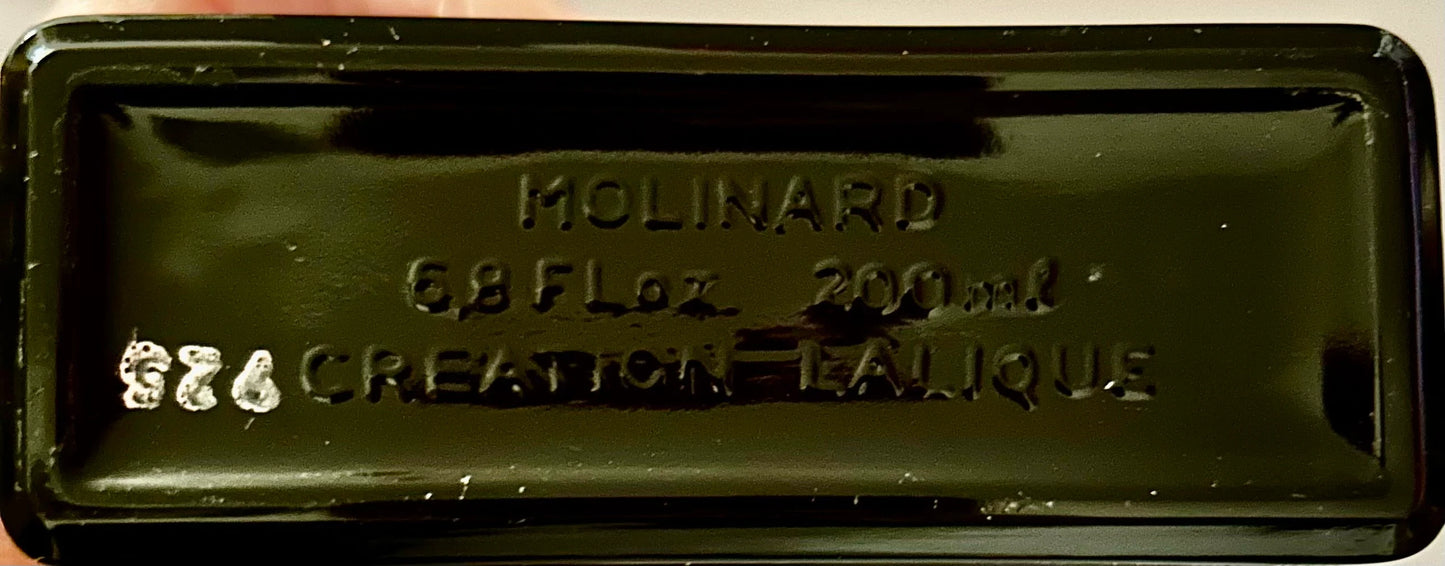 Molinard Habanita eau de toilette 200ml Lalique creation number 925, vintage , very rare