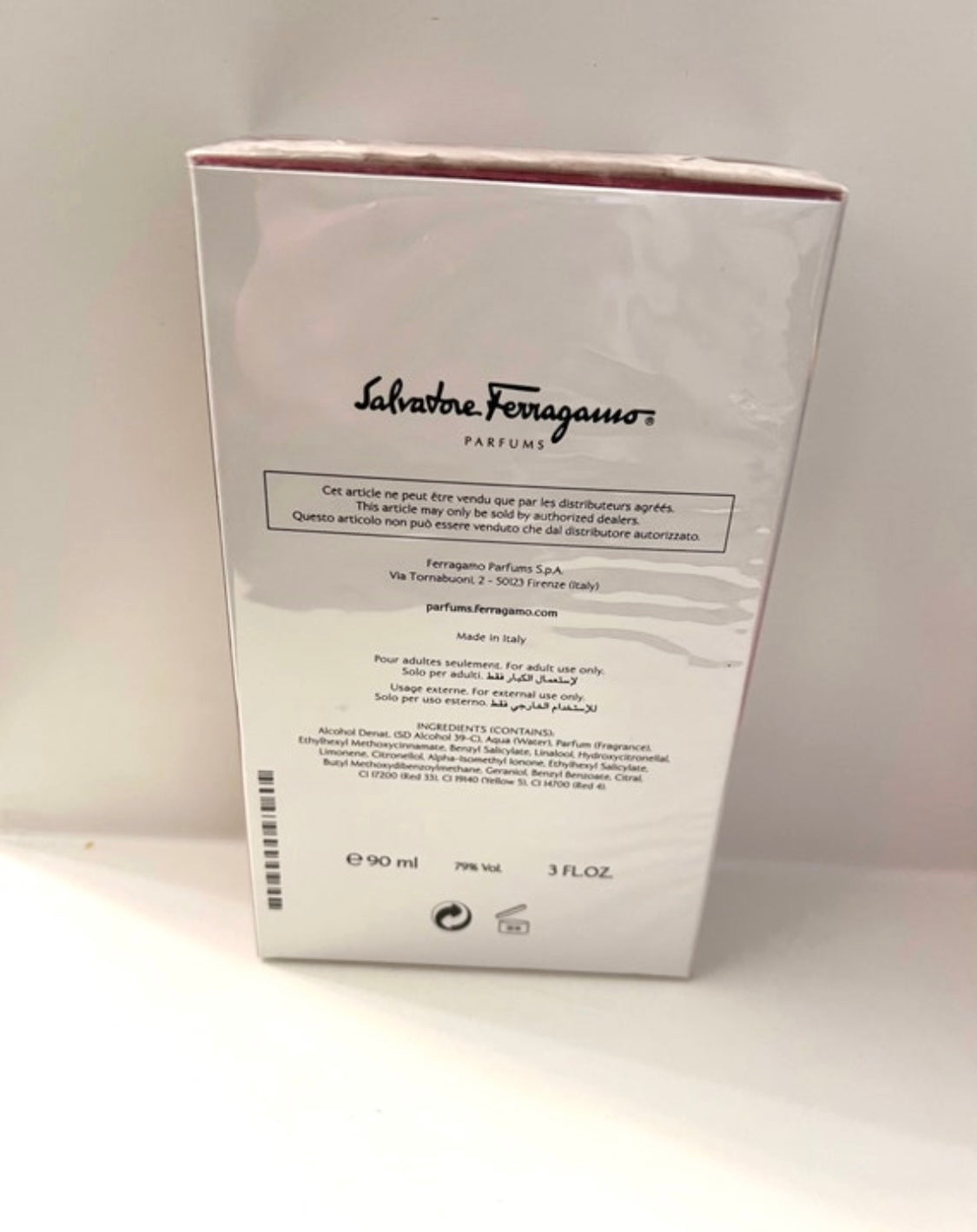 F by salvatore Ferragamo eau de parfum 90 ml. 3 fl. Very Rare .Vintage.